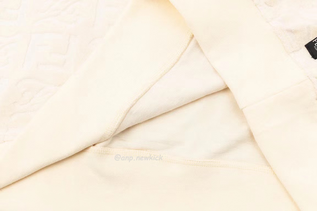 Fendi Reverse Collar Polo Shirt White Black Fw22 (10) - newkick.org
